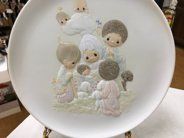1981 Precious Moments Enesco plate Adore Him
