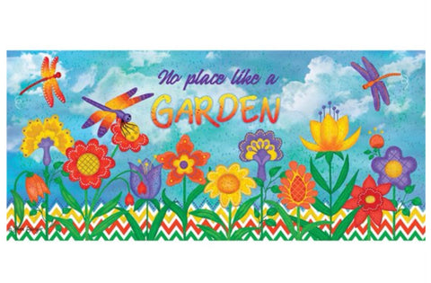 No place like a garden Sassafras switch mat