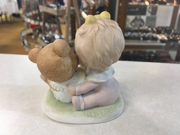 HomCo baby girl with Teddy Bear accent decor pre owned