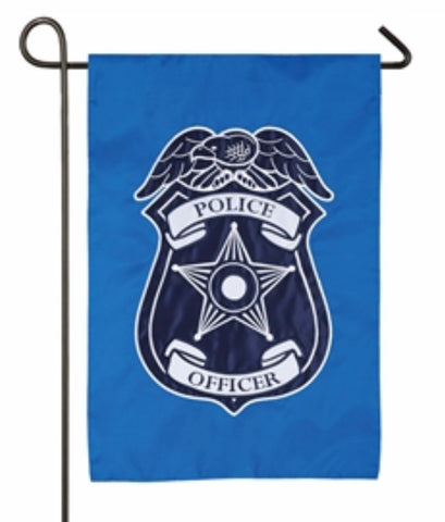 First Responders Police Garden Flag