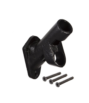 Black 2-Position Cast Iron House Flag Bracket