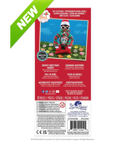 CLAUS Couture Groovy Greeting Hoodie Elf on the Shelf