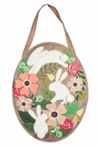 Spring Bunnies Door Décor