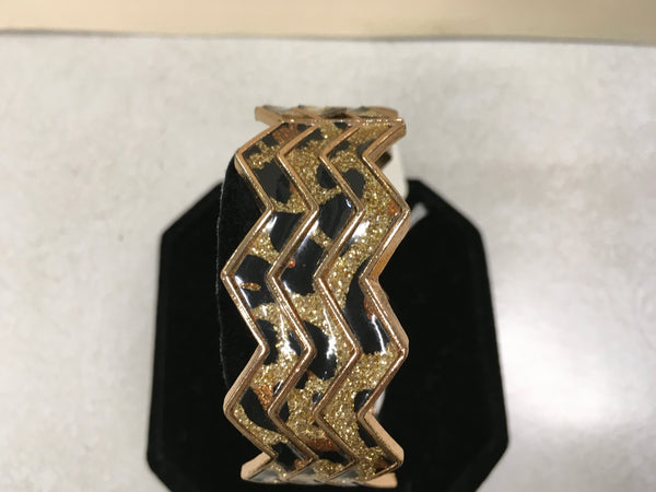 Leopard chevron design bracelet