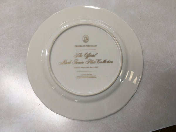 1977 Mark Twain ‘Finger Printing pays off’ Plate