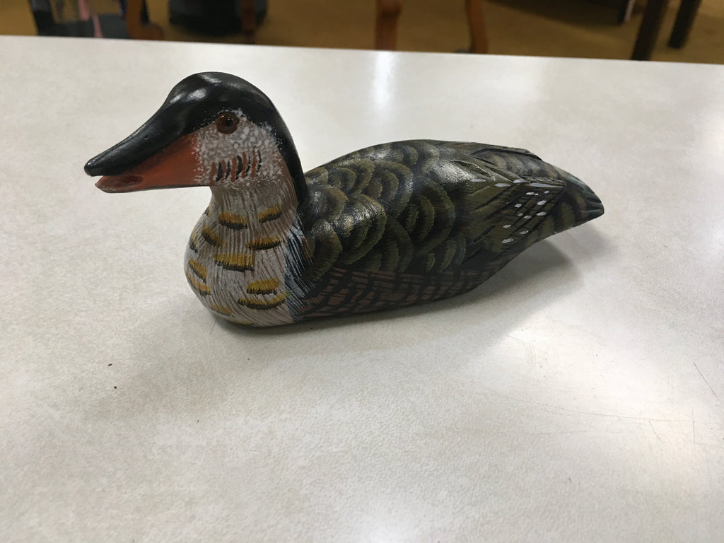 Vintage Handpainted goose mallard duck lightweight decor