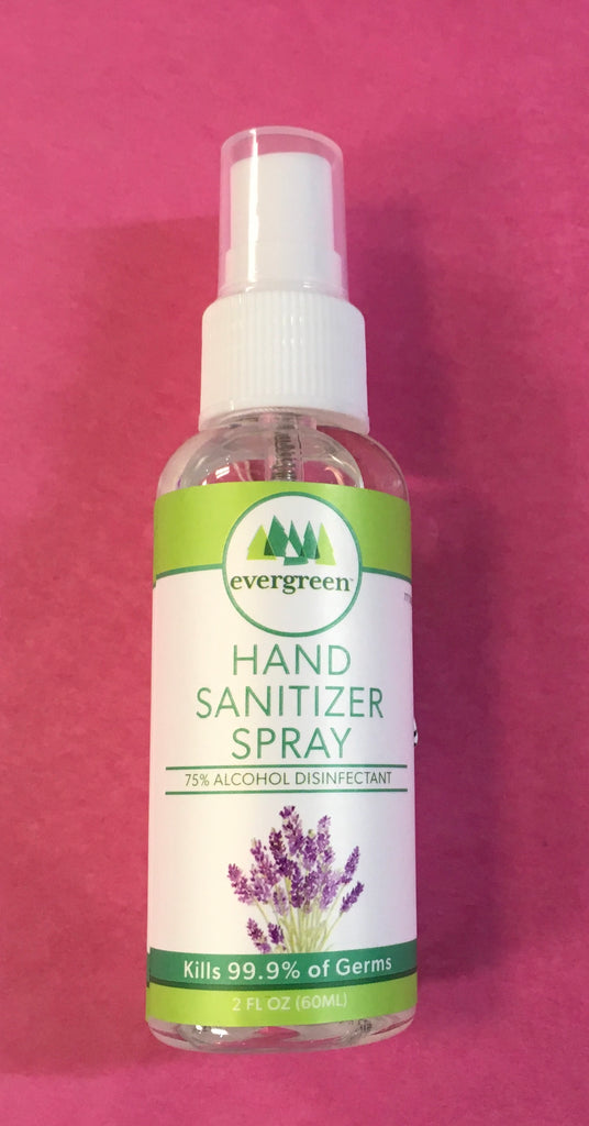 Lavender scent Hand Sanitizer Spray 2 fl oz.