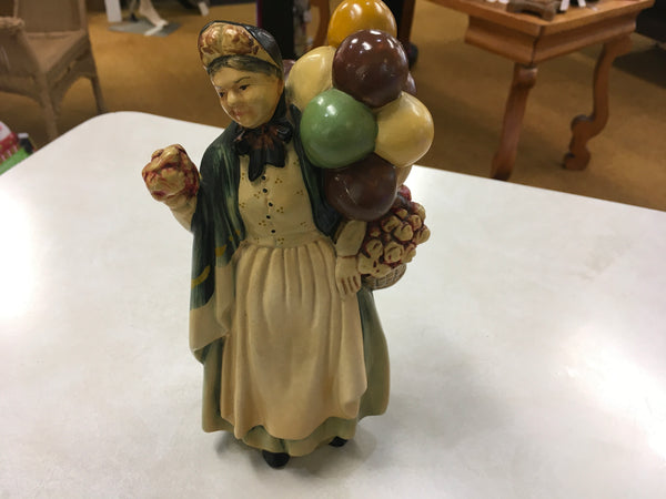 Vintage Biddy Penny Farthing Balloon lady figurine