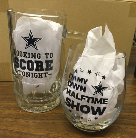 Dallas Cowboys Wine & Beer Gift Set