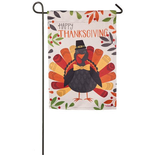 Thanksgiving Turkey garden flag