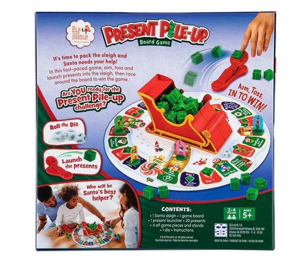 Elf on the Shelf PRESENT PILE-UP BOARD GAME