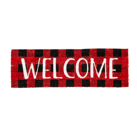 Buffalo Plaid Welcome Kensington Switch Mat