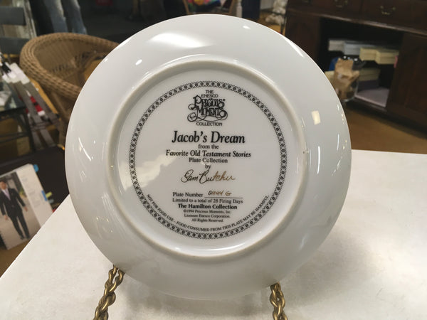 Precious Moments Jacobs Dream Old Testament Series Plate 1994