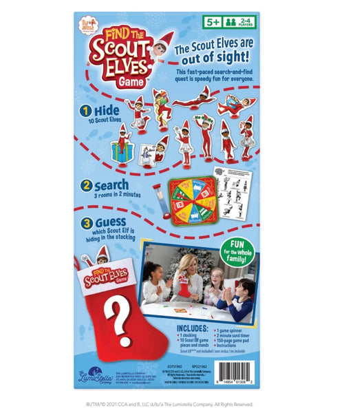 Find the Scout Elves Game Elf on the Shelf