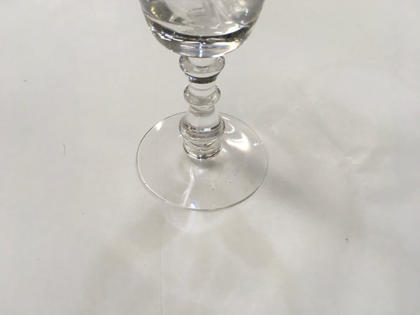 Fostoria Rose Cordial mini wine glass Estate