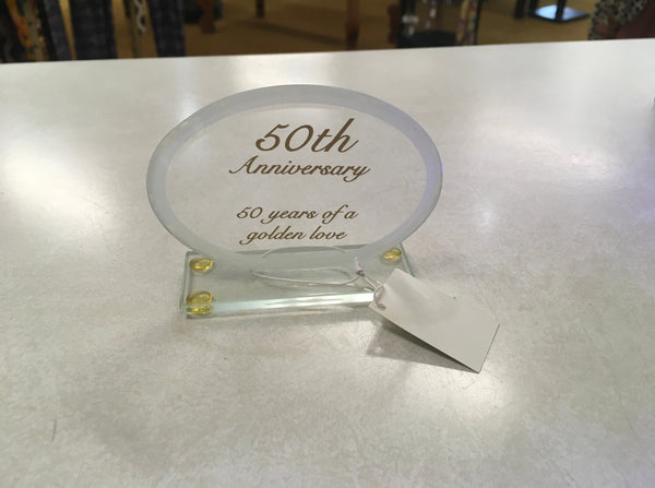 50th Anniversary Plaque  Reflections of Love Russ