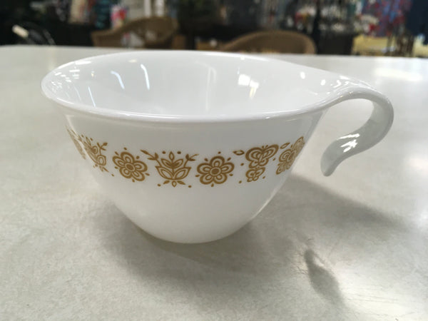 Corelle white Butterfly gold Livingware coffee cup Estate