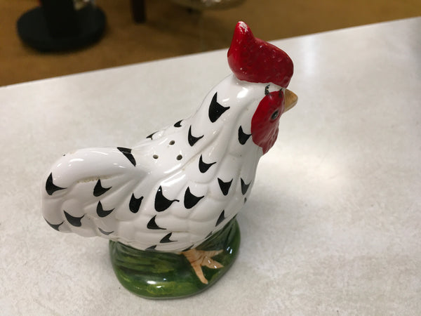 Vintage rooster salt shaker