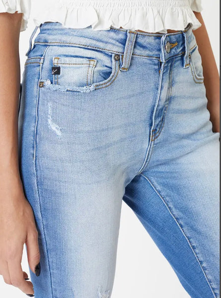 Distressed Skinny Jean KanCan