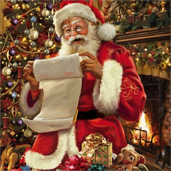 Santa LED lighted picture