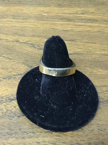 Men’s vintage CZ plus stones gold fashion design ring sz 9.5
