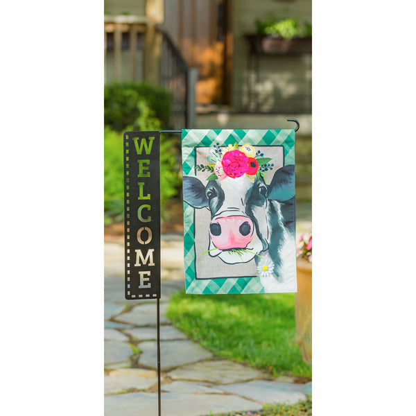 Welcome Garden Flag pole Stand