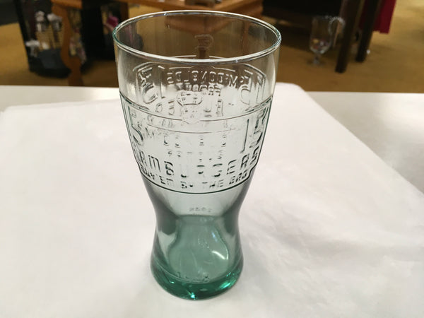 McDonalds 1948 5 cent hamburger glass Vintage