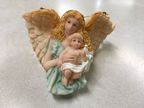 Loving Spirit Angel and baby Seraphim 1996 Roman ESTATE