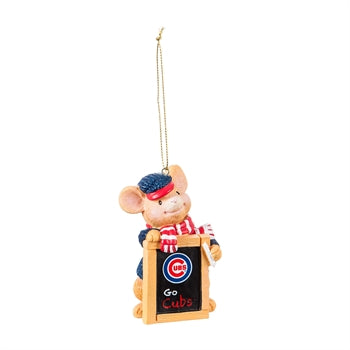 Chicago Cubs Mouse Ornament