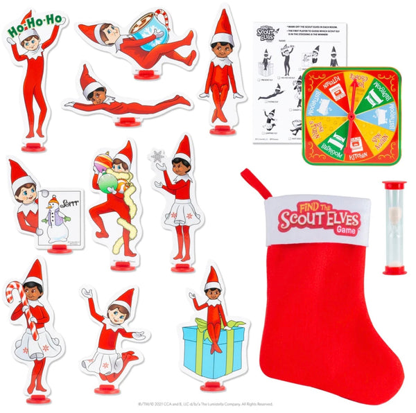 Find the Scout Elves Game Elf on the Shelf