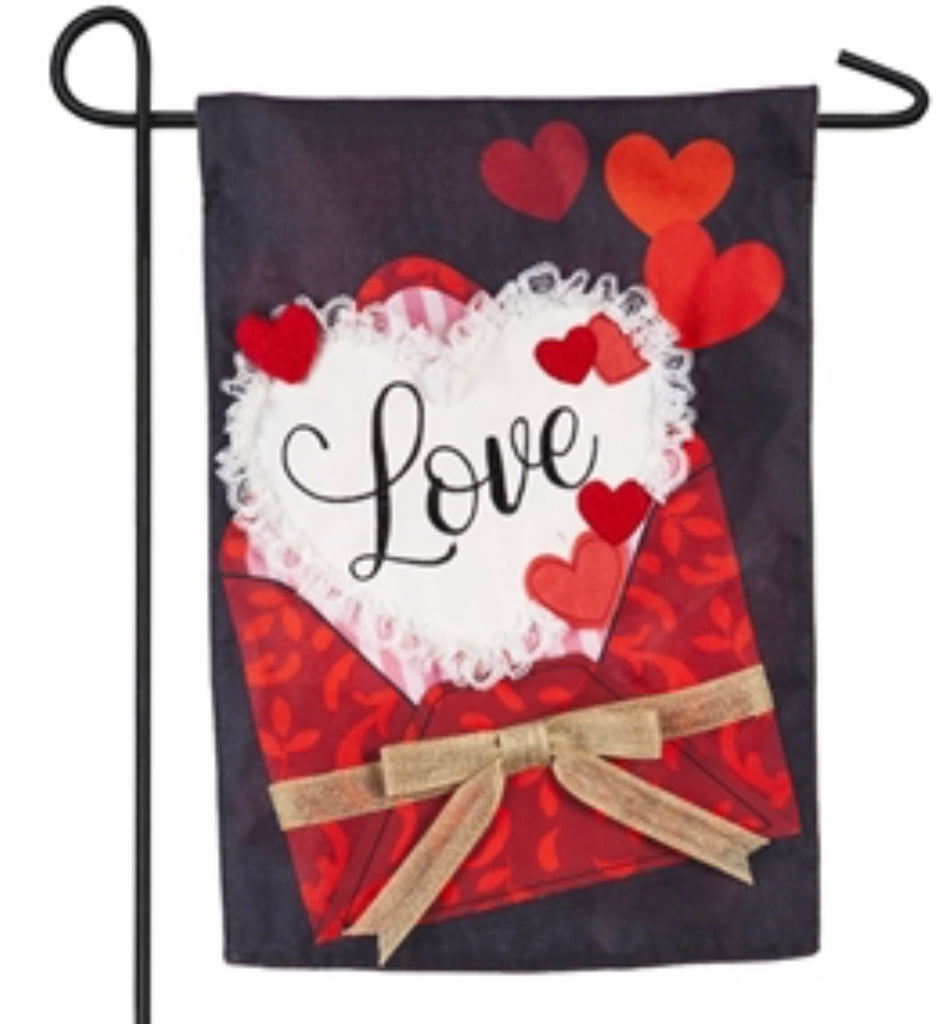 Love Letter Valentine Garden Flag