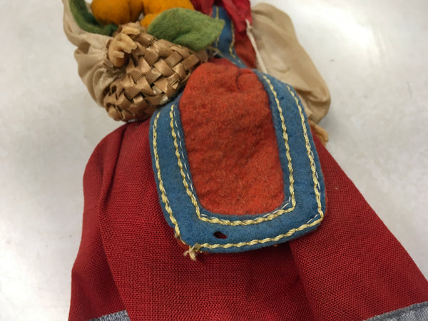 I s Sutton and son “Ginger” doll on stand made in Italy