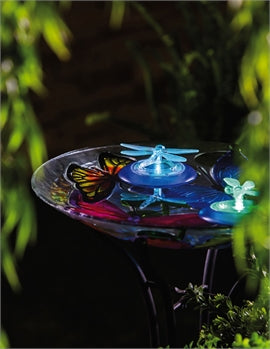 Blue Floating Solar Dragonfly Lantern