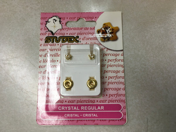Crystal regular sensitive earring
