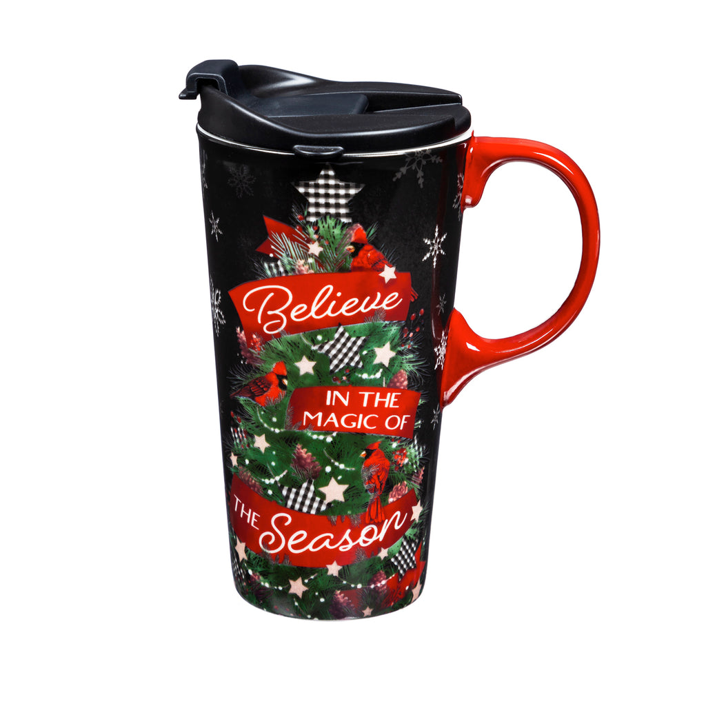 Believe in the Magic 17 OZ Ceramic Cup and Puzzle Gift Set