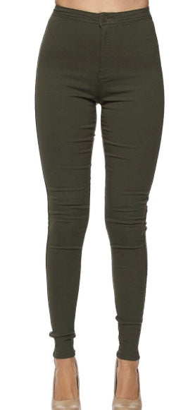 Olive Skinny jean PLUS