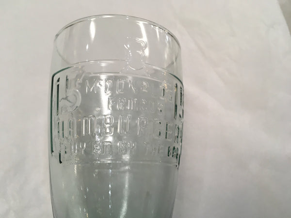 McDonalds 1948 5 cent hamburger glass Vintage