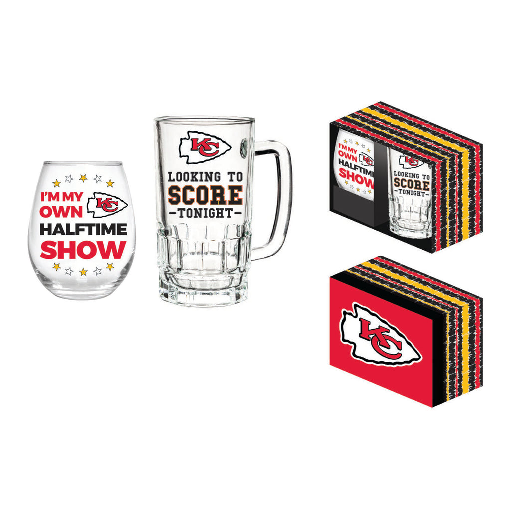 Kansas City Chiefs Wine & Beer Gift Set