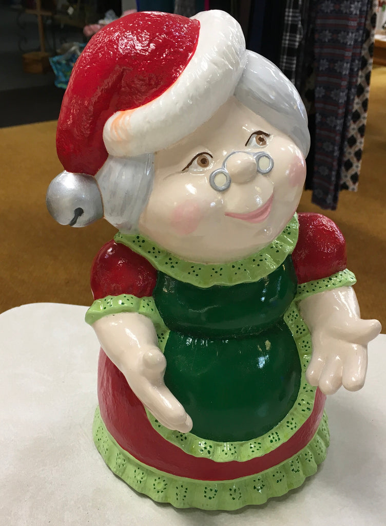 Mrs Santa Claus Christmas ceramic Preowned