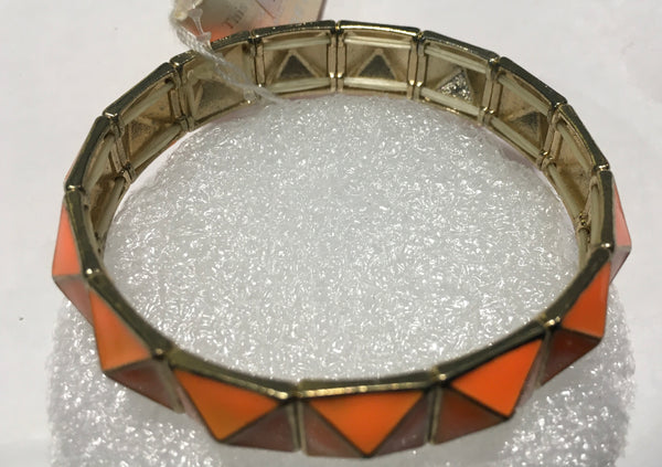 Orange stretch bracelet