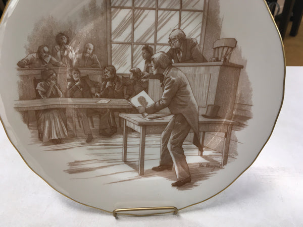 1977 Mark Twain ‘Finger Printing pays off’ Plate