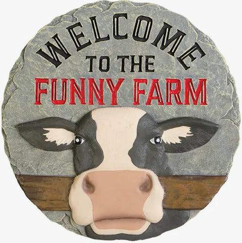 Funny Farm Garden Stone