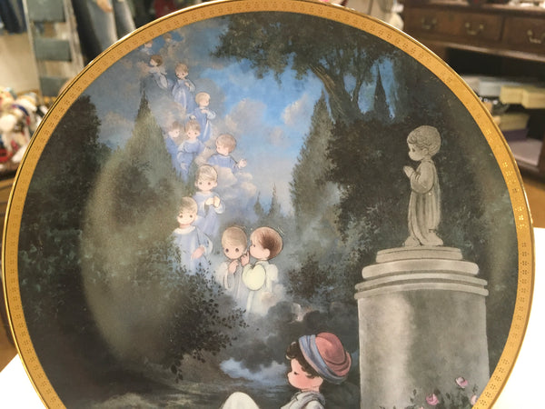 Precious Moments Jacobs Dream Old Testament Series Plate 1994