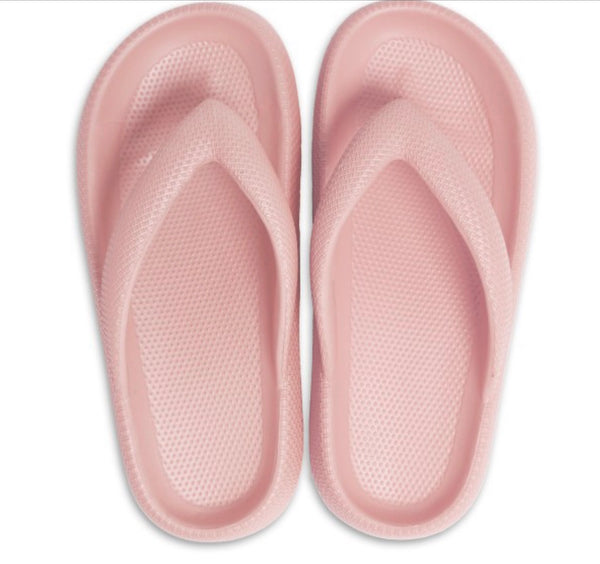 Pink cloud thick flip flop