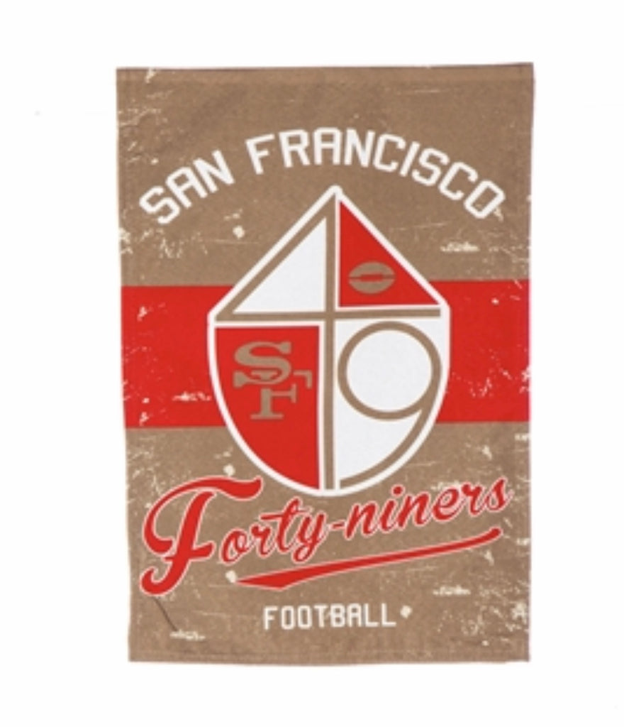 San Francisco 49ers, Vintage Linen Garden flag