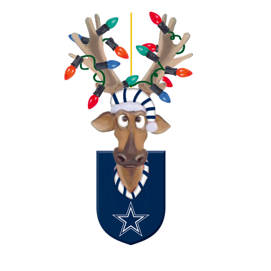 Dallas Cowboys Resin Reindeer Ornaments