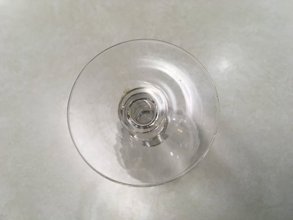 Vintage wine port bourbon pedestal glass