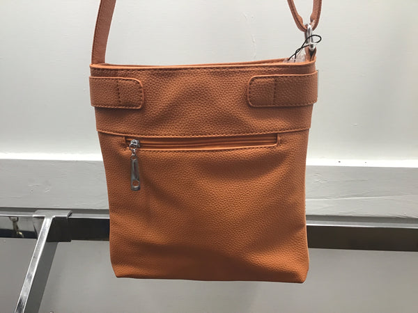 Dark Orange diamond pattern messenger