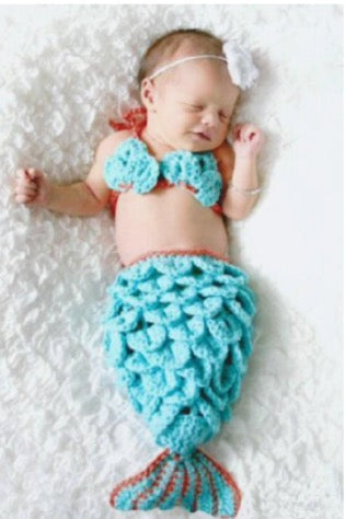 Mermaid Newborn 2 pc set