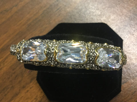 Rectangle rhinestone designer bracelet